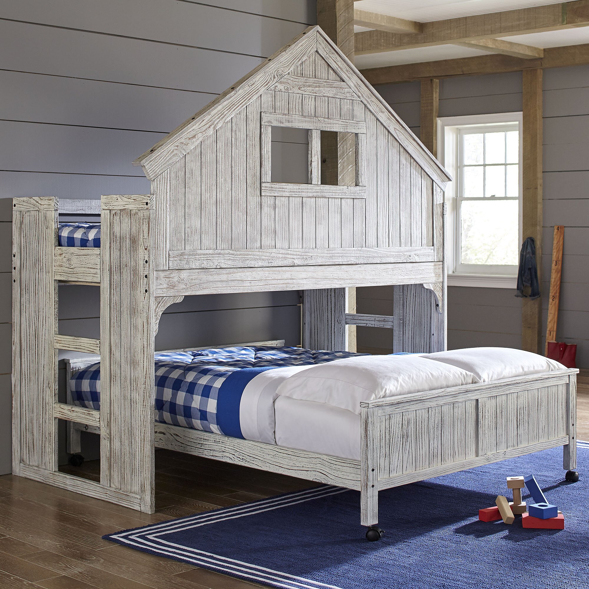 Lake House Twin Over Full Bunk Bed And Reviews Birch Lane